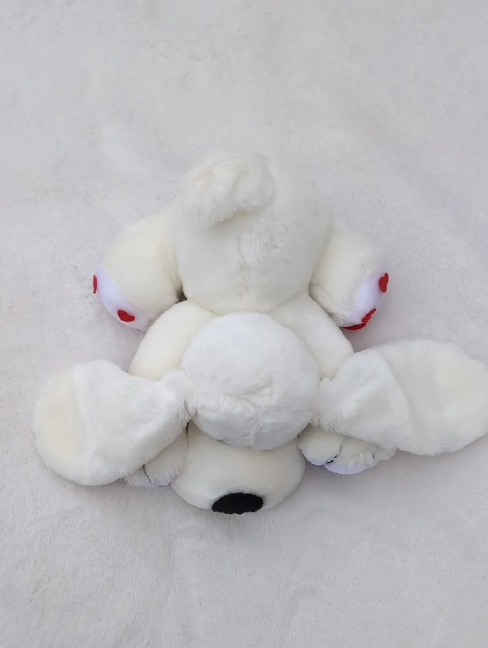 Antics Beagle 80s yellow stuffed dog puppy also a white unknown brand dog used